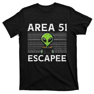 Alien Area 51 Escapee Funny Costume Ufo T-Shirt