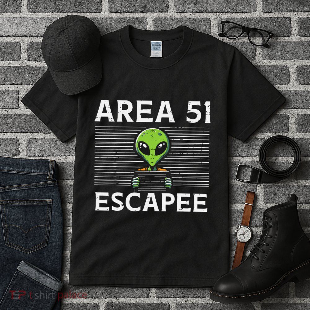 Alien Area 51 Escapee Funny Costume Ufo Tall T-Shirt