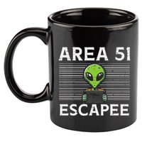 Alien Area 51 Escapee Funny Costume Ufo 11oz C Handle Ceramic Mug