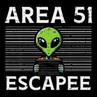Alien Area 51 Escapee Funny Costume Ufo 16 in Basic Backpack
