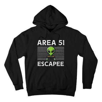 Alien Area 51 Escapee Funny Costume Ufo Tall Hoodie