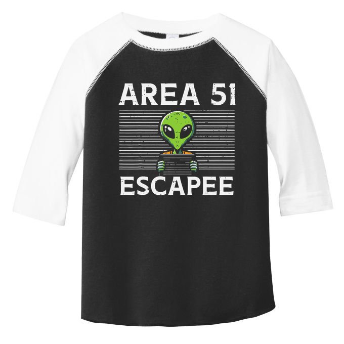Alien Area 51 Escapee Funny Costume Ufo Toddler Fine Jersey T-Shirt