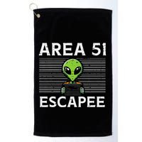 Alien Area 51 Escapee Funny Costume Ufo Golf Towel