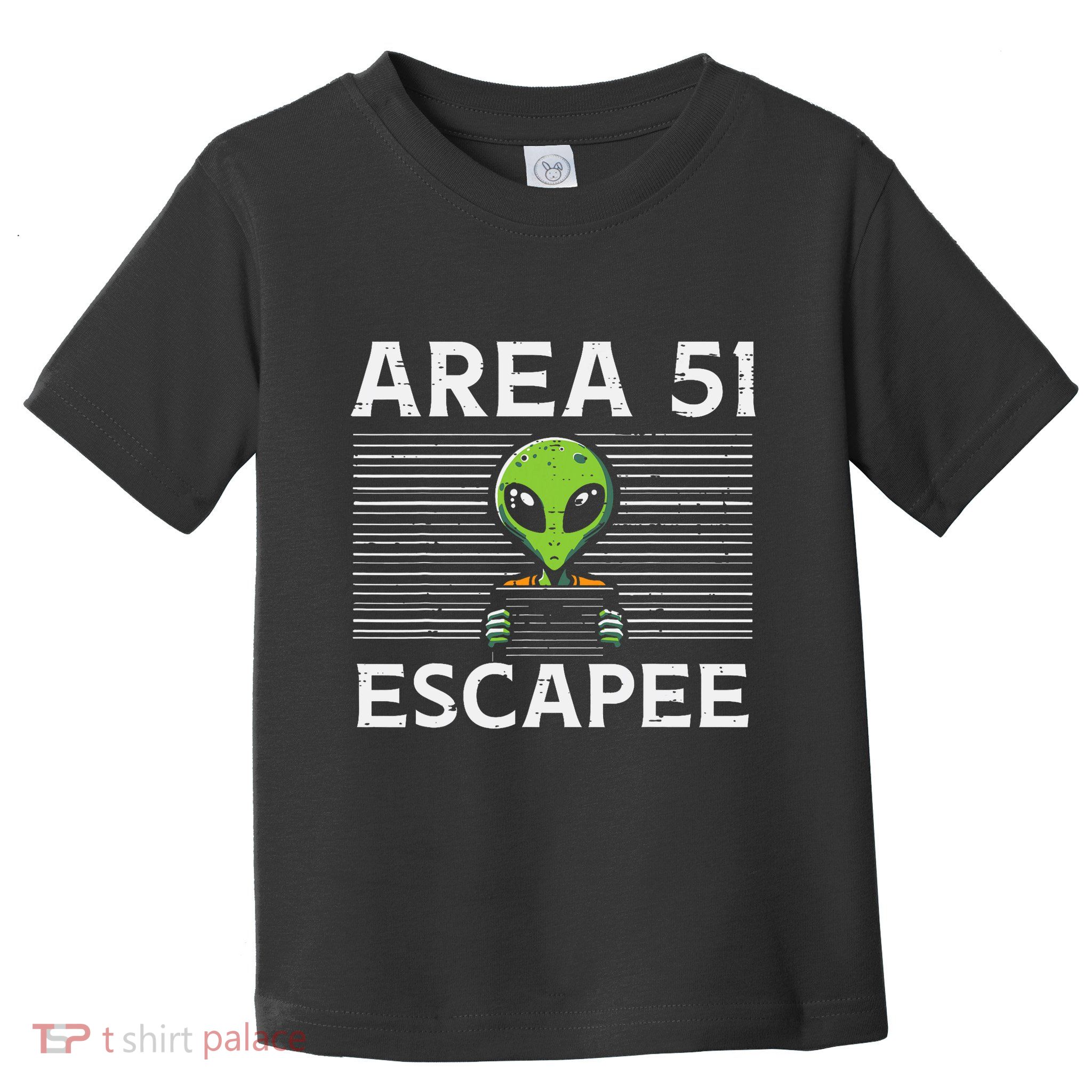 Alien Area 51 Escapee Funny Costume Ufo Toddler T-Shirt