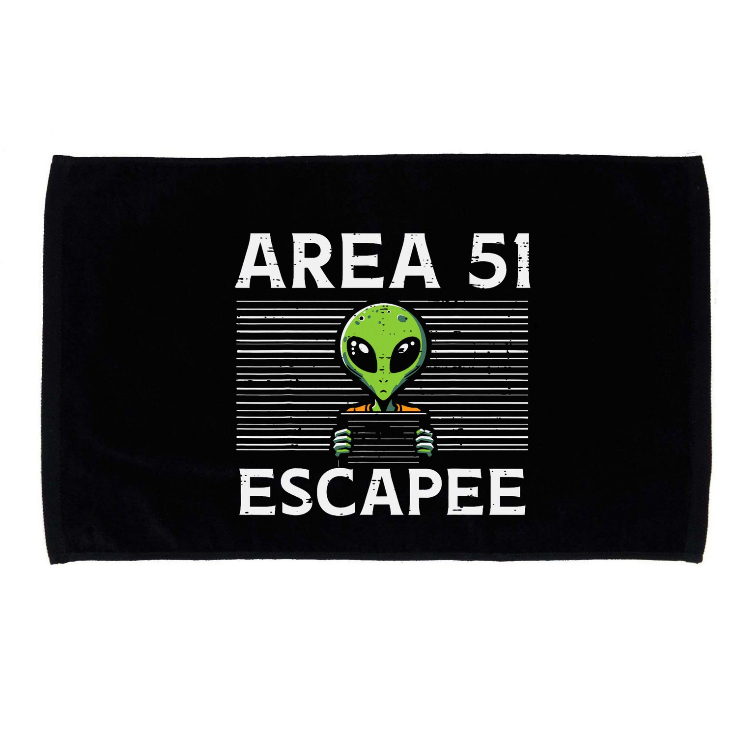 Alien Area 51 Escapee Funny Costume Ufo Microfiber Hand Towel