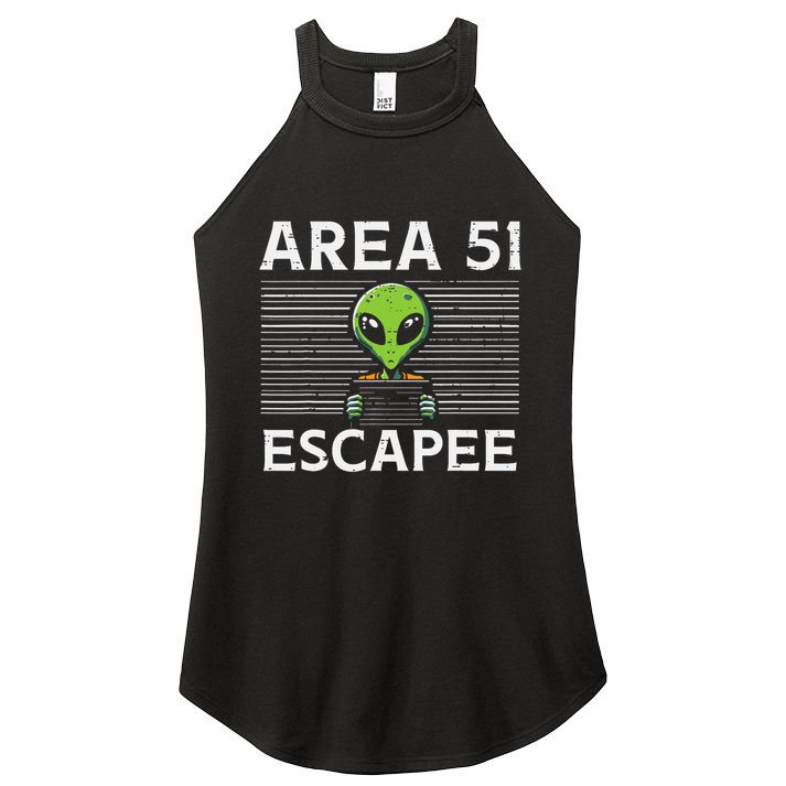 Alien Area 51 Escapee Funny Costume Ufo Women's Perfect Tri Rocker Tank