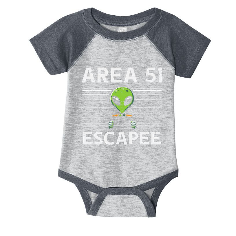 Alien Area 51 Escapee Funny Costume Ufo Infant Baby Jersey Bodysuit
