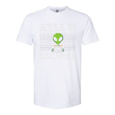 Alien Area 51 Escapee Funny Costume Ufo Softstyle® CVC T-Shirt