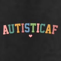 Autistic Af Autism Awareness Colorful Garment-Dyed Heavyweight T-Shirt