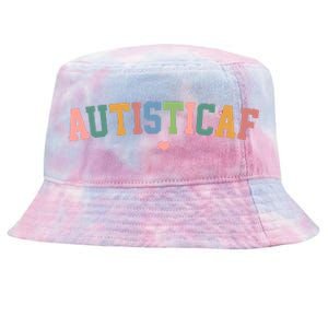 Autistic Af Autism Awareness Colorful Tie-Dyed Bucket Hat