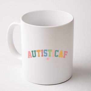 Autistic Af Autism Awareness Colorful Coffee Mug