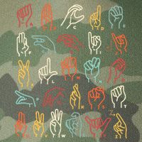 Asl Abc American Sign Language Alphabet Retro Deaf Awareness Legacy Tie Dye Trucker Hat