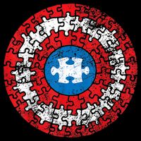 Autism Awareness America Shield Parody Spoof Design Mug