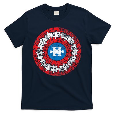 Autism Awareness America Shield Parody Spoof Design T-Shirt