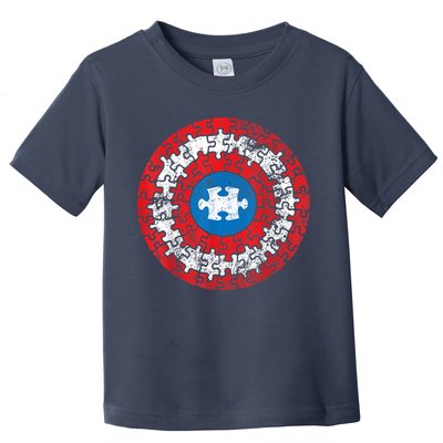 Autism Awareness America Shield Parody Spoof Design Toddler T-Shirt