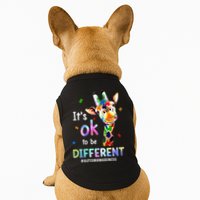 Autism Awareness Acceptance Giraffe Its Ok To Be Different Doggie Tank