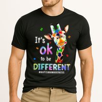 Autism Awareness Acceptance Giraffe Its Ok To Be Different Performance Shirt