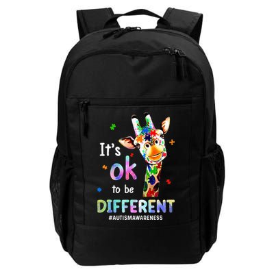 Autism Awareness Acceptance Giraffe Its Ok To Be Different Backpack
