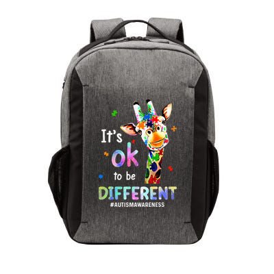 Autism Awareness Acceptance Giraffe Its Ok To Be Different Vector Backpack