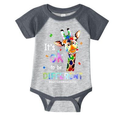 Autism Awareness Acceptance Giraffe Its Ok To Be Different Infant Baby Jersey Bodysuit