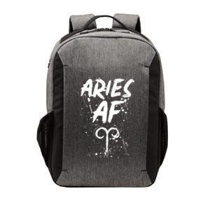 Aries Af Astrology March April Birthday Zodiac Funny Gift Cute Gift Vector Backpack