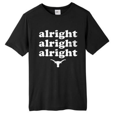 Alright Alright Alright Texas Bull Texas Pride State Usa Tall Fusion ChromaSoft Performance T-Shirt