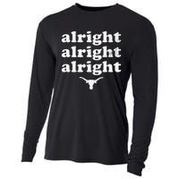 Alright Alright Alright Texas Bull Texas Pride State Usa Cooling Performance Long Sleeve Crew