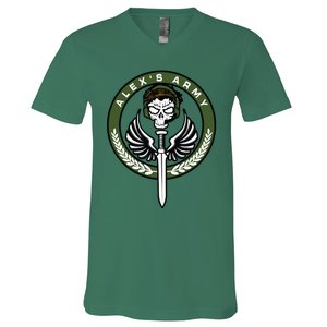 AlexS Army V-Neck T-Shirt