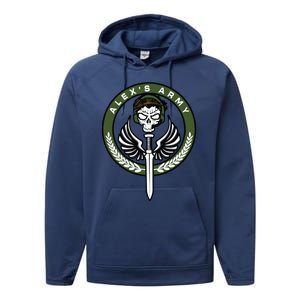 AlexS Army Performance Fleece Hoodie