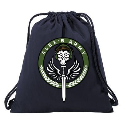 AlexS Army Drawstring Bag