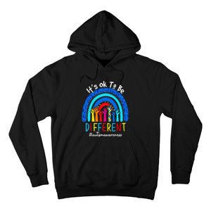 Autism Awareness Acceptance Wo Its Ok To Be Different Hoodie