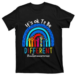 Autism Awareness Acceptance Wo Its Ok To Be Different T-Shirt