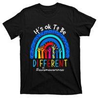 Autism Awareness Acceptance Wo Its Ok To Be Different T-Shirt