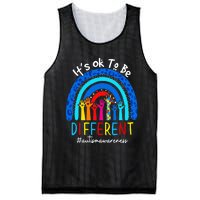 Autism Awareness Acceptance Wo Its Ok To Be Different Mesh Reversible Basketball Jersey Tank