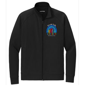 Autism Awareness Acceptance Wo Its Ok To Be Different Stretch Full-Zip Cadet Jacket