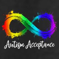 Autism Awareness Acceptance Rainbow Infinity Symbol Gift 11oz C Handle Ceramic Mug