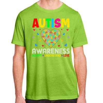 Autism Awareness Accept Understand Love ASD Motivational Adult ChromaSoft Performance T-Shirt