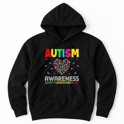 Autism Awareness Accept Understand Love ASD Motivational Hoodie