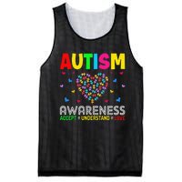 Autism Awareness Accept Understand Love ASD Motivational Mesh Reversible Basketball Jersey Tank