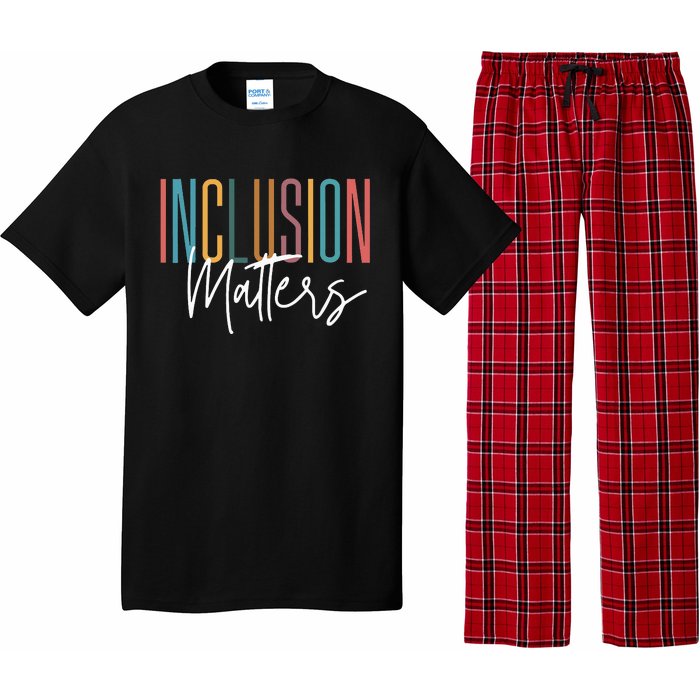 Autism Awareness Acceptance Inclusion Matters Pajama Set