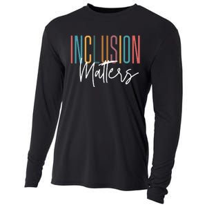 Autism Awareness Acceptance Inclusion Matters Cooling Performance Long Sleeve Crew