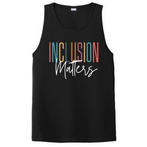 Autism Awareness Acceptance Inclusion Matters PosiCharge Competitor Tank