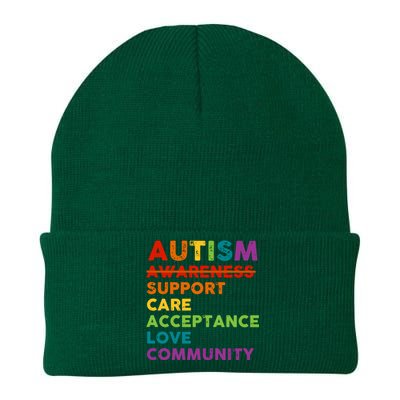 Autism Acceptance Autism Awareness Knit Cap Winter Beanie