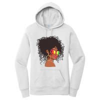 Afro African American  Black Melanin Queen Juneteenth Women's Pullover Hoodie