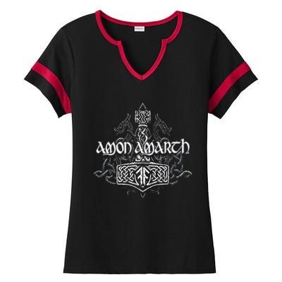 Amon Amarths Ladies Halftime Notch Neck Tee