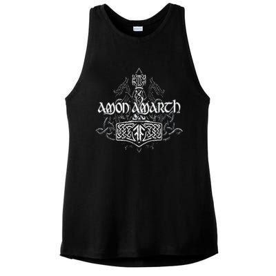 Amon Amarths Ladies PosiCharge Tri-Blend Wicking Tank