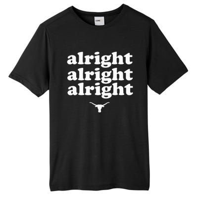 Alright Alright Alright Texas Bull Texas Pride State USA Tall Fusion ChromaSoft Performance T-Shirt