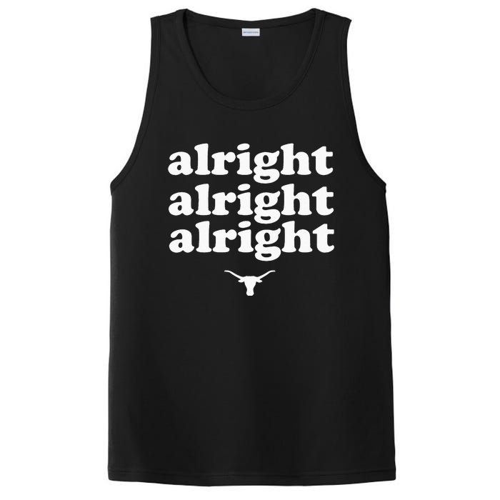 Alright Alright Alright Texas Bull Texas Pride State USA PosiCharge Competitor Tank