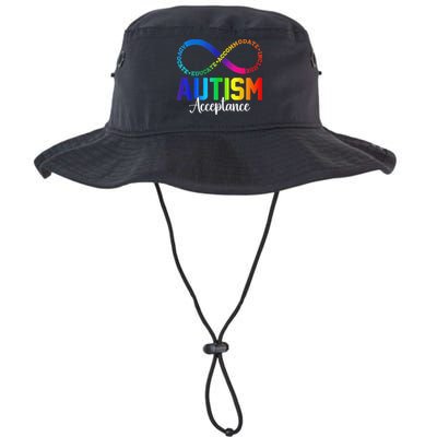 Autism Awareness Acceptance Infinity Symbol Women Gift Bucket Hat