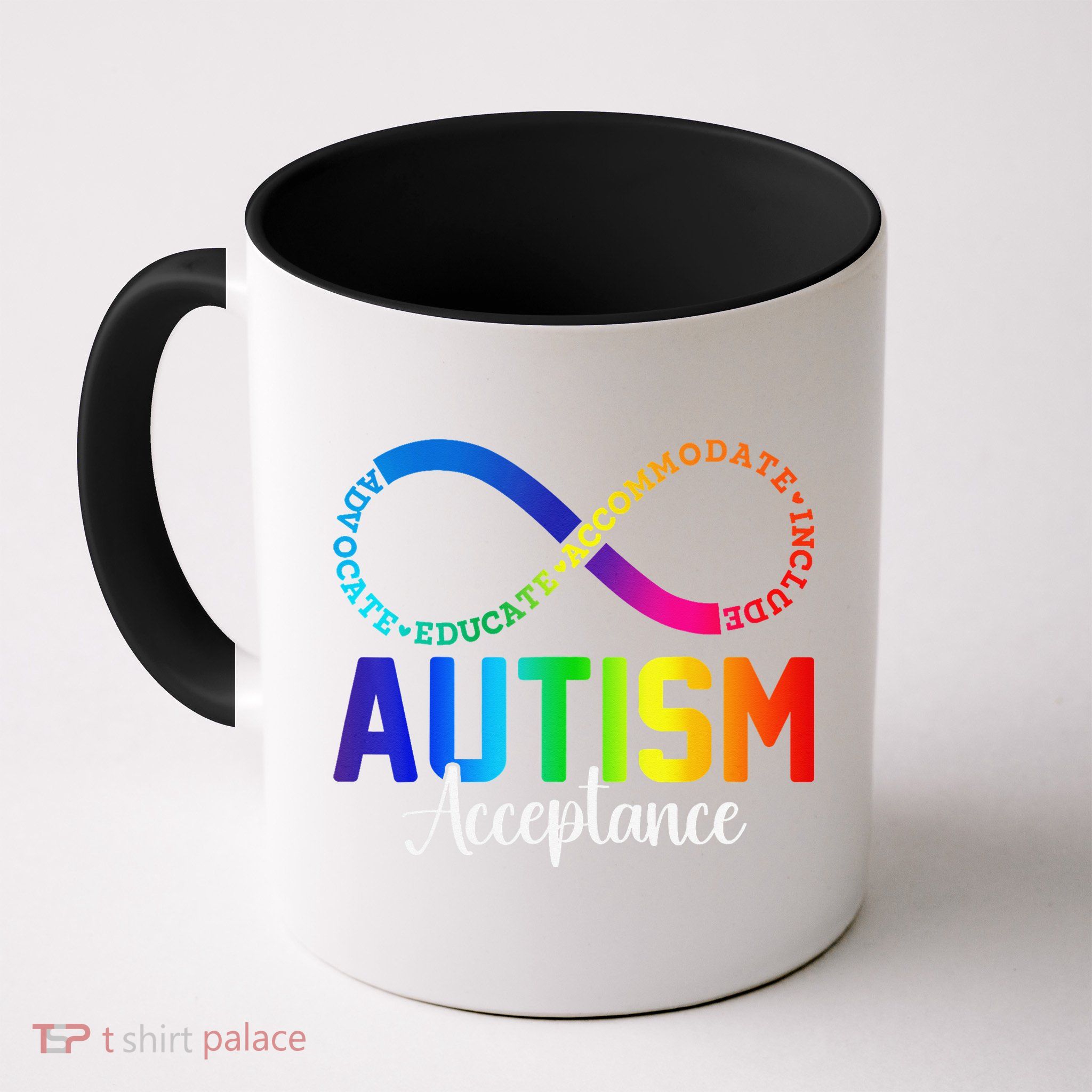 Autism Awareness Acceptance Infinity Symbol Women Gift Mug